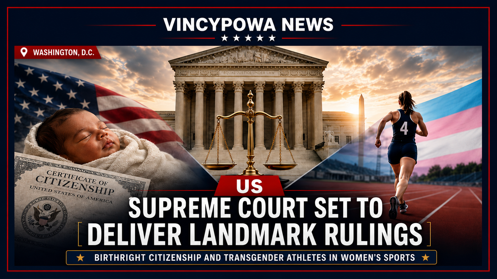 US Supreme Court Set to Deliver Landmark Rulings on Birthright Citizenship and Transgender Athletes in Women’s Sports