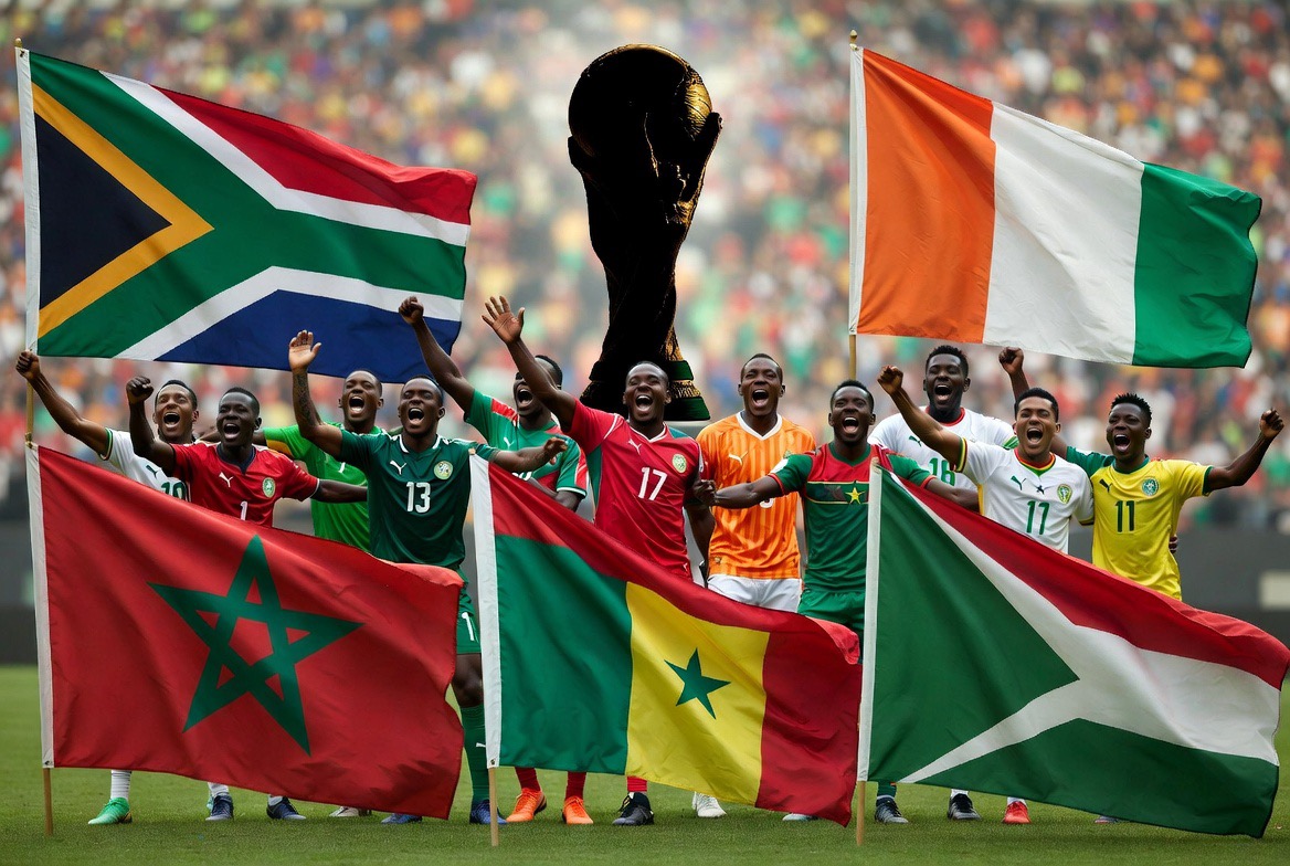 Africa Makes History: World Cup 2026 Graphic
