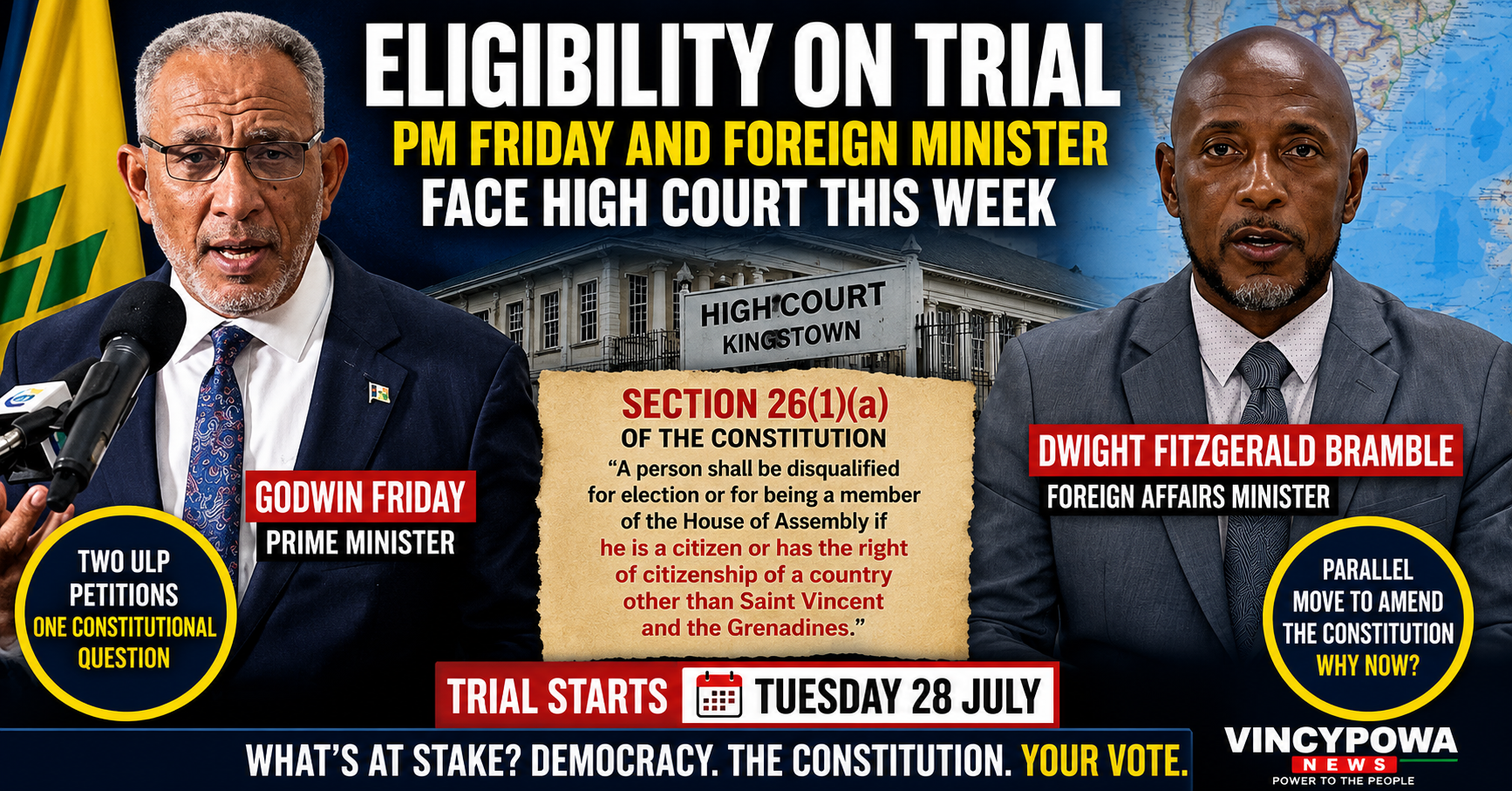 Friday and Bramble’s Citizenship Battle Reaches Trial on 28 July