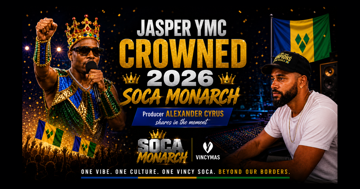 Jasper YMC Wins 2026 Soca Monarch With Masterroom Studios