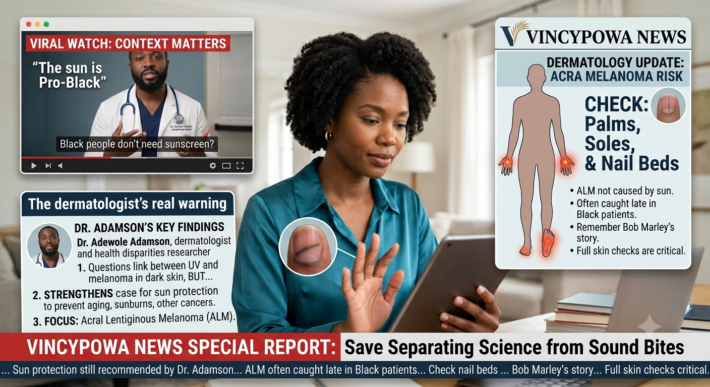 Dr. Adewole Adamson: The Dermatologist Behind the Viral Claim That Black People ‘Do Not Need Sunscreen’
