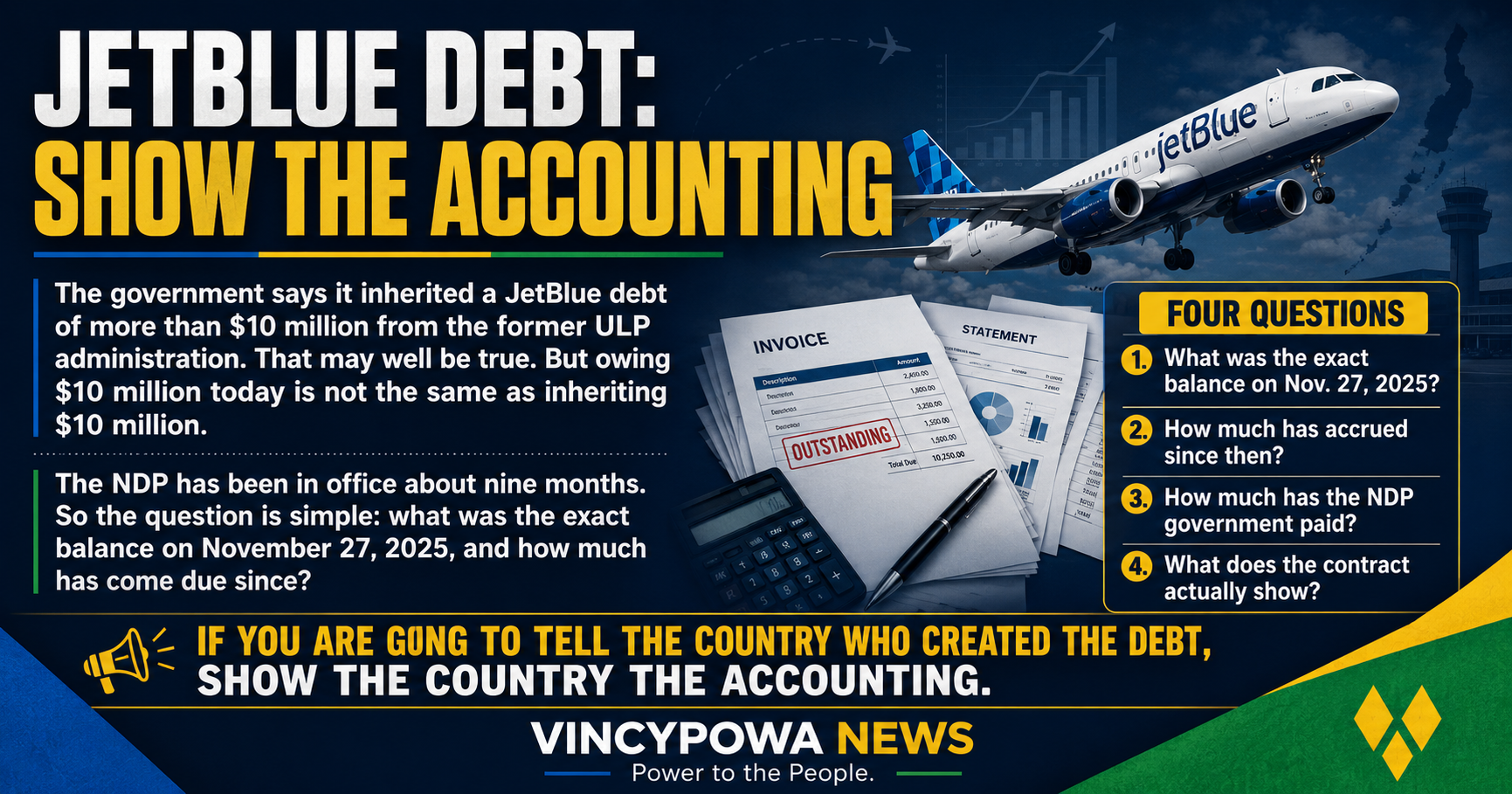 JetBlue’s $10 Million Bill: The Numbers Must Come Before Politics