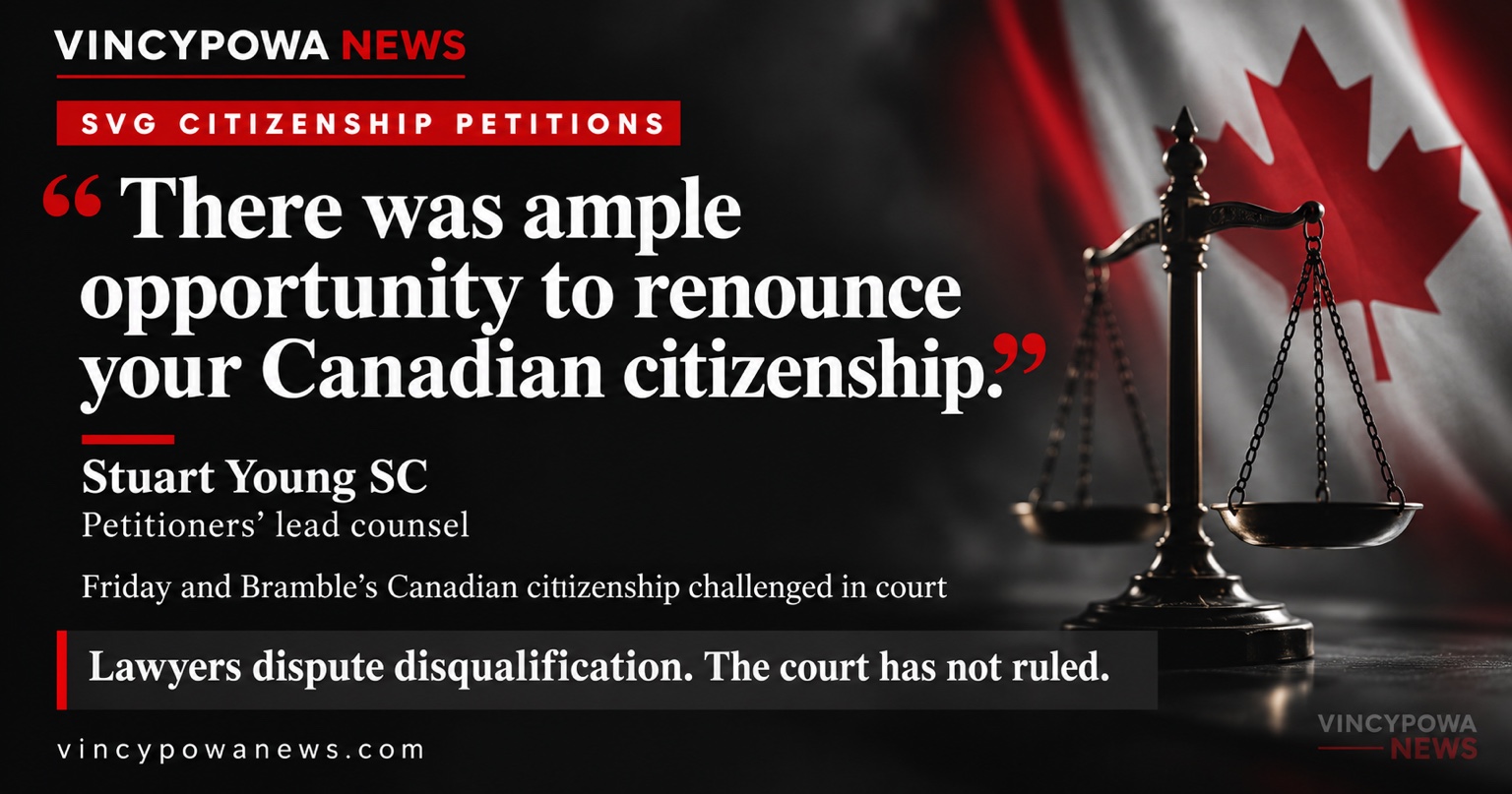 “Ample opportunity to renounce”: Petitioners press Friday and Bramble on Canadian citizenship