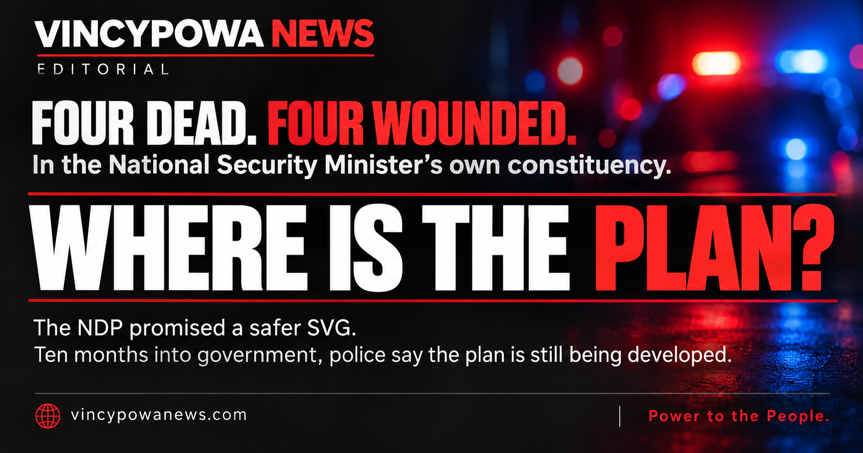 Where Is the Plan, Minister?