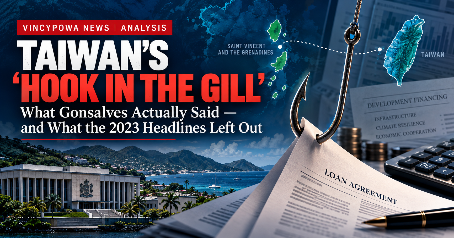 Taiwan’s “Hook in the Gill”: What Gonsalves Actually Said and What the 2023 Headlines Left Out