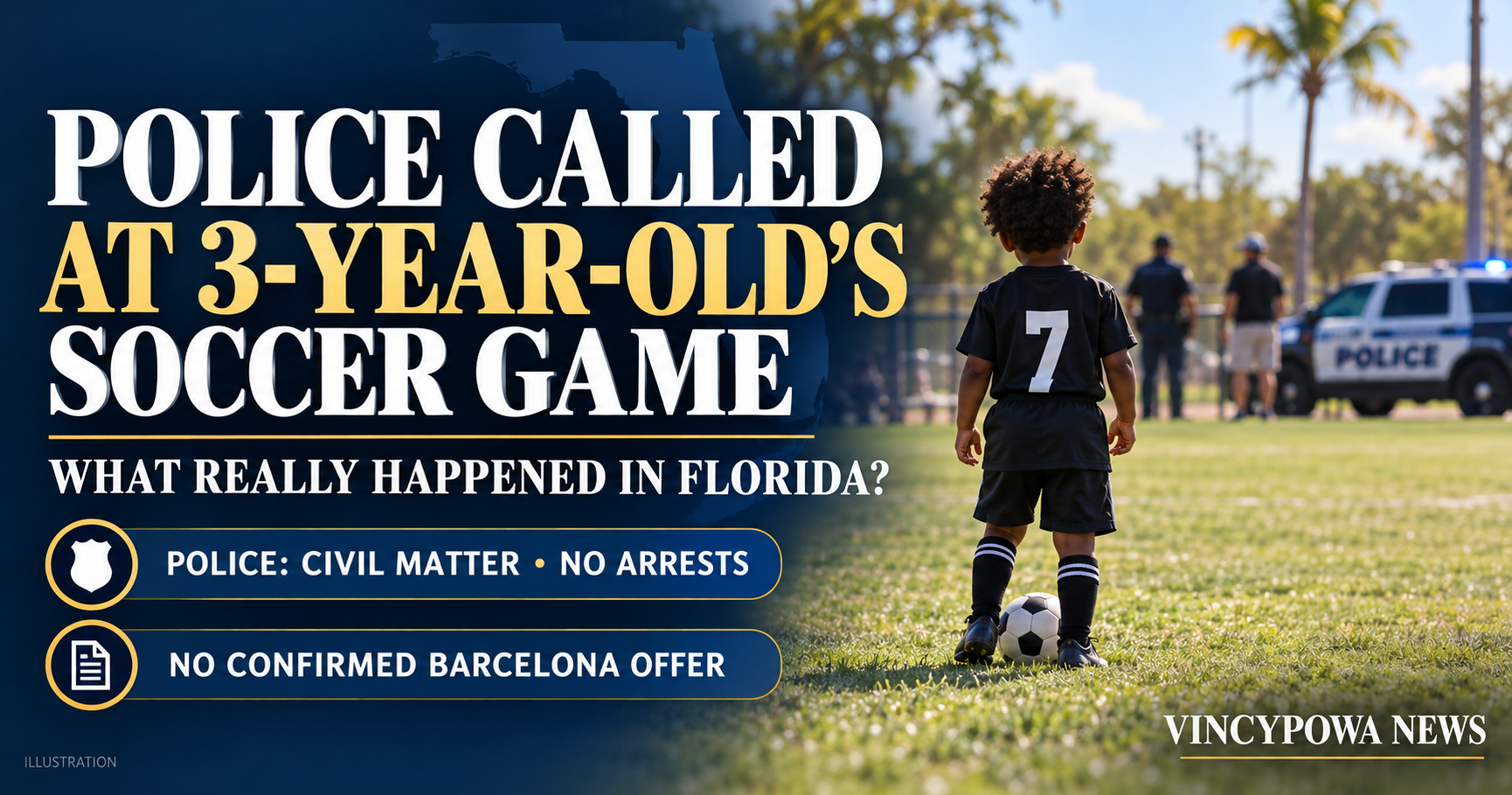 Police Called at Florida Youth Soccer Game Involving 3-Year-Old Phenom Nevada. Here Is What Happened, and What Did Not