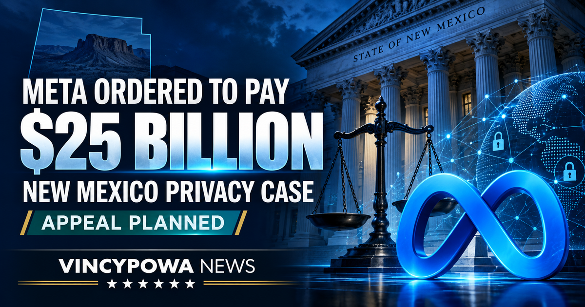 New Mexico Judge Orders Meta to Pay $25 Billion in Cambridge Analytica Case