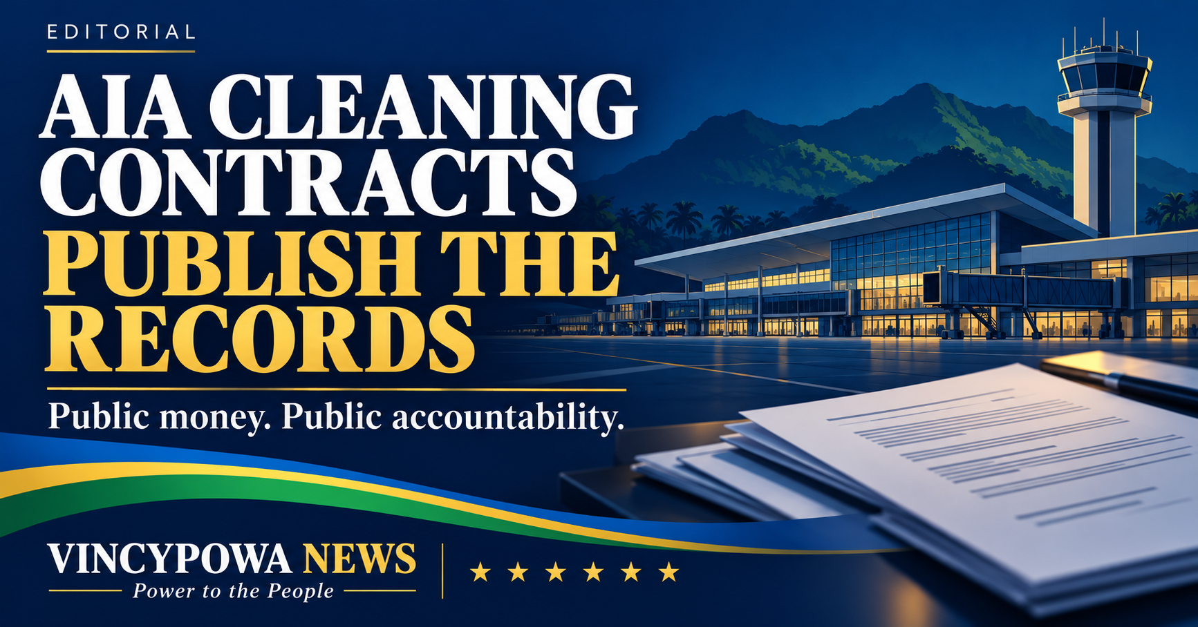 Leacock’s Company Awarded AIA Cleaning Contract: Publish the Records
