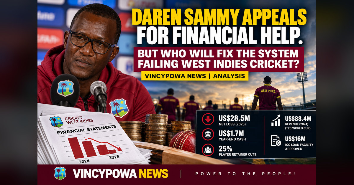 Daren Sammy Appeals for Financial Help. But Who Will Fix the System Failing West Indies Cricket?