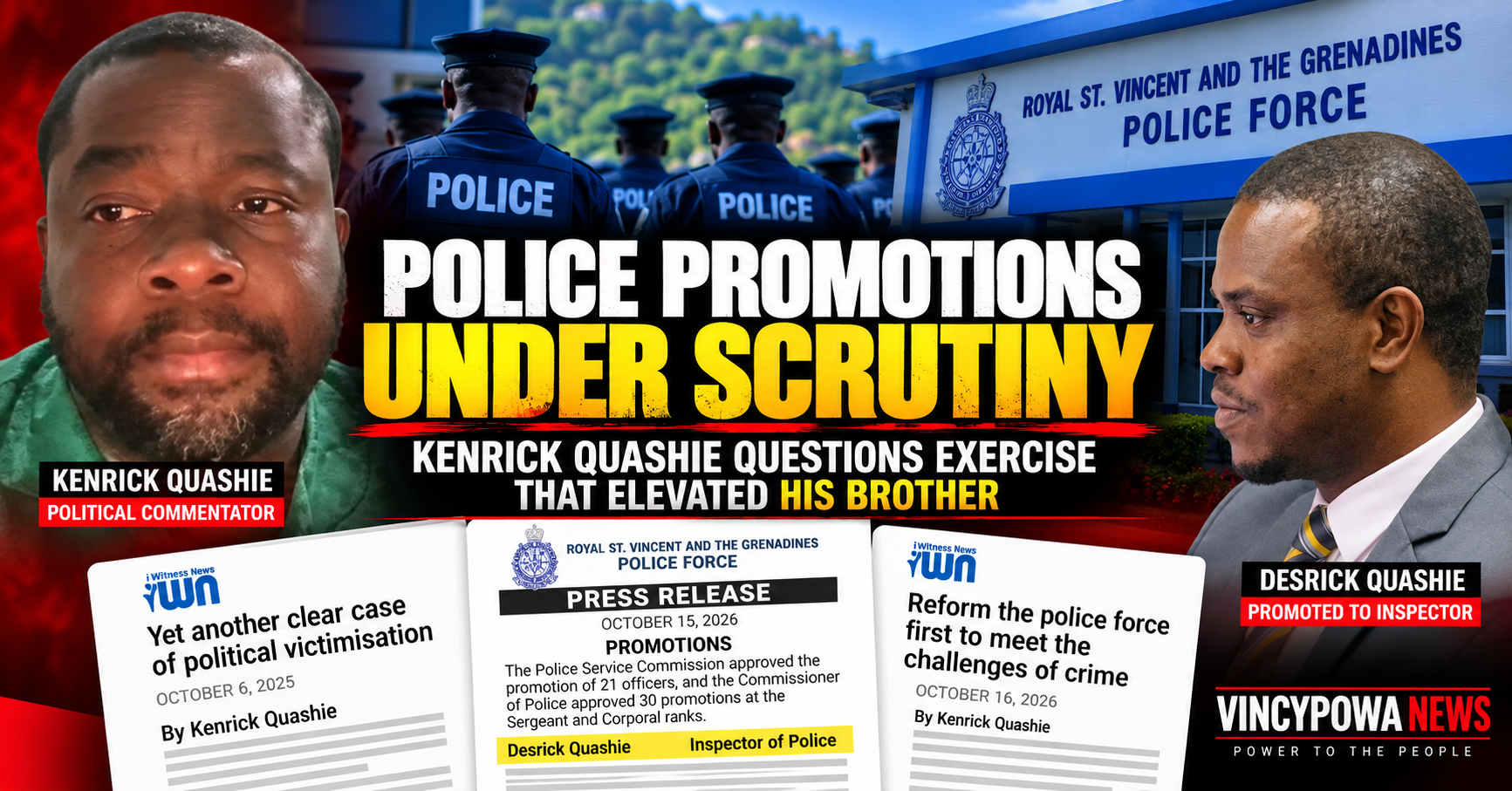 Police Promotions Under Scrutiny After Kenrick Quashie Questions Latest Exercise